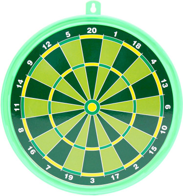 zokato Crazy Magnetic 2 Sided Dart Game for Kids (Assorted Colours) Dart Board Game