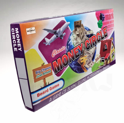 Meesaj Money Circle Board Game – Finance Learning & Strategy Game for Kids, Students Money & Assets Board Game