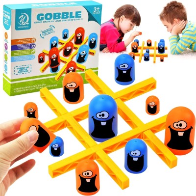 Aclipse Tic Tac Toe Gobblet Board Game Learning Toys for Kids & Adults Zero Cross Games Board Game Accessories