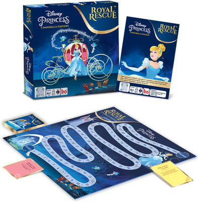 DISNEY Royal Rescue, Cinderella Edition Board Game Party & Fun Board Game