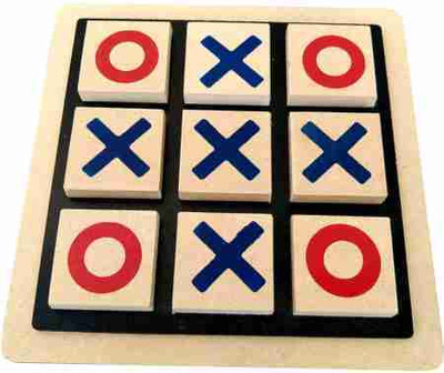 JOYFULJOURNEY Classic Tic Tac Toe Game – Fun Strategy Toy for Kids & Adults Party & Fun Board Game