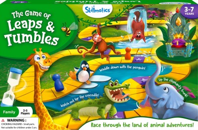 Skillmatics Leaps & Tumbles Educational Board Games Board Game