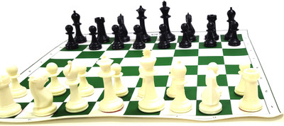 SAGAR Grandmaster-International Chess Set- Official- ( Green)With Pouch- Strategy & War Board Game