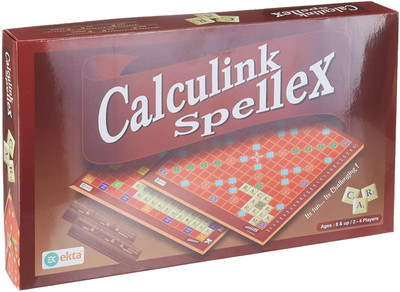 FunNstyle Calculink Spellex – 2-in-1 Math & Word Puzzle Game for Kids Learning Fun Educational Board Games