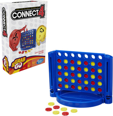 HASBRO GAMING Connect 4 Grab and Go Travel Game Board Game Accessories