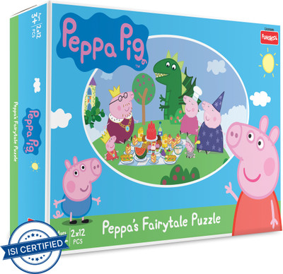 FUNSKOOL Puzzles Peppa Pig Fairty Tale Puzzle Educational Board Games