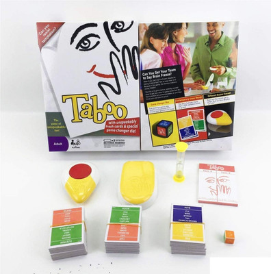 Zuuluzrs Taboo Unspeakable Fun Toy Game Board Board Game Accessories