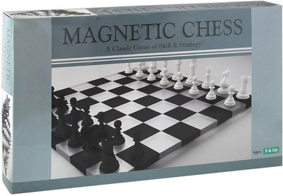 Meesaj Magnetic Chess & Checkers Game Set – Classic Skill Board Game for Kids & Adults Strategy & War Board Game