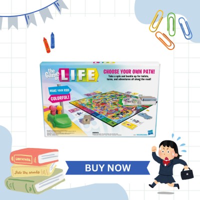 Zuuluzrs LET'S The Game of Life Board Game, Fun Board Game for Families and Kids Party & Fun Board Game