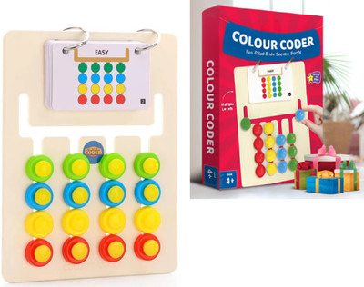 Wubee Learning Logic Game – Color Matching Puzzle Educational Board Games Educational Board Games