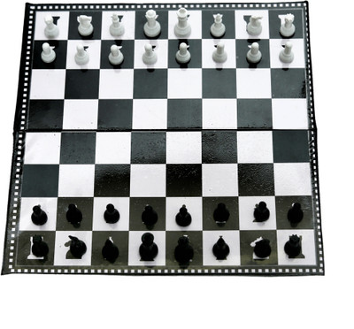 GOLDILUXE chess indoor game with chessmen coins 11 x 11 cm Board Game Accessories