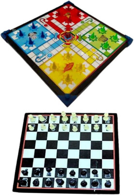 A S Wooden Ludo+chessman 2 in 1 Combo With One Set Of Ludo coin & Dice & Chessman Set board Game Party & Fun Game Board Game Accessories A S Wooden Ludo+chessman 2 in 1 Combo With One Set Of Ludo coin & Dice & Chessman Set board Game Party & Fun Game Board Game Accessories