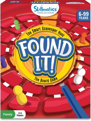 Skillmatics Found It! - The Board & Card Game, Scavenger Hunt for Kids, Fun Family Game. Educational Board Games Board Game