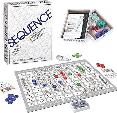 Little Mind Sequence Game | Card-Based Board Games for Family | Strategy Game for All Ages Strategy & War Board Game