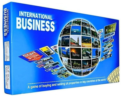 Mankson International Business Board Game | Classic Business Money Skill Game Educational Board Games