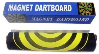 MGT CREATION Magnetic Dartboard Rolling Two Sided Bullseye Game Safety Kids 1Pcs-ddg Dart Board Game