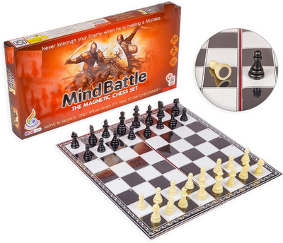 zokato Mind Battle Magnetic Chess Set Classic Board Game to Develop Strategy Building Strategy & War Board Game