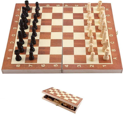 Kmc kidoz Professional Chess Board For Compatition Games| Wooden Chess Set Party & Fun Board Game