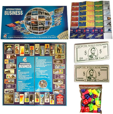 VEDIVA International Business game Learn Trading & Other Systems of Buying and Selling Money & Assets Board Game
