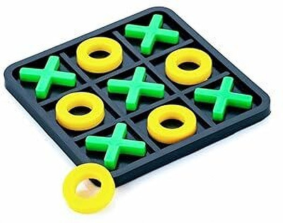 Vrajpolyplast Tic Tac Toe Game Mind Challenging Cross & Zero Board Game For Kids Educational Board Games