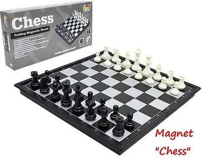 N.A.R VENTURES Magnetic Educational Chess Board Set with Folding Chess Board Educational Board Games