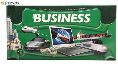 PEZYOX Swarup's Business Game Senior (with Currency Notes) Educational Board Games
