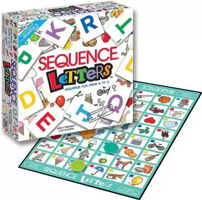 Just craft Sequence Game,Sequence Board Games for Kids/Adults, Sequence Game Family Card Board Game Accessories