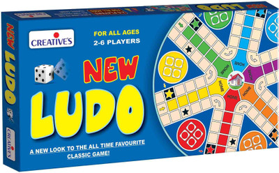 Creatives New Ludo Game for Kids & Adults Family Game Perfect for Home & Travel Ages 3+ Party & Fun Board Game