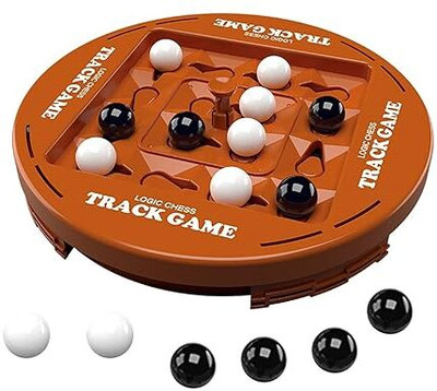 calyxia Logical Chess Track Brain Teaser Toy for Travel Camping RoundToys & Hobbies Board Game Accessories