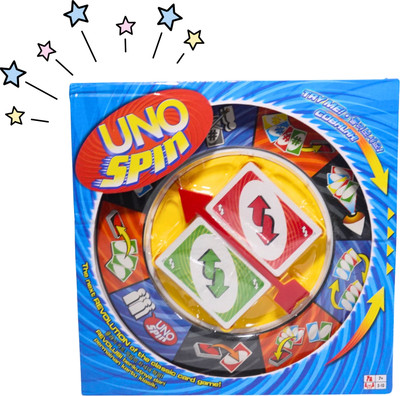 Zuuluzrs Uno Spin card game Fun & Enjoyment With Family Party & Fun Board Game