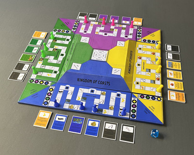 Saporigo Emperor Struggles : 3D Board Game 3 cm Ludo Board(Multicolor)