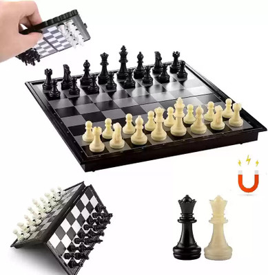 CountryLink Magnetic Chessboard Game Set with Folding Material and Smooth Surface Toy Board Game Accessories