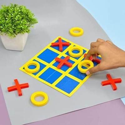 zokato Criss Cross Tic Tac Toe Game for Kids Board Game Accessories