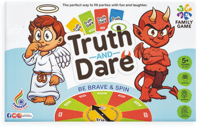 BKDT Marketing Truth & Dare Party Board Game Picnic Games for Kids & Adults - Fun Card Game . Educational Board Games