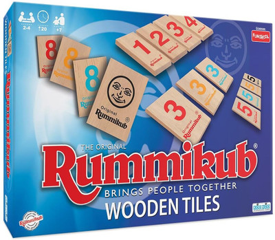 FUNSKOOL Games Rummikub Wooden Tiles Word Games