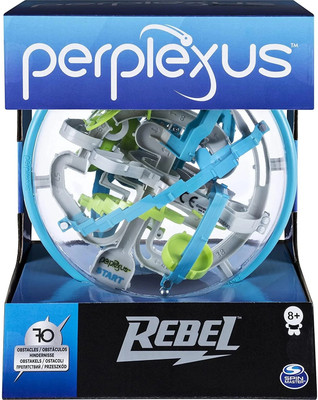 FUNSKOOL Perplexus Rebel, 3D Maze Game With 70 Obstacles For Ages 8+ Strategy & War Board Game