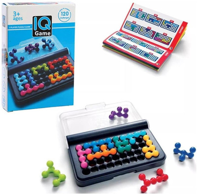 Craveon 3D IQ Brain Teaser Puzzle Game for Kids 120 Challenges Problem-Solving Toys Educational Board Games