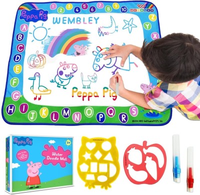 Wembley Peppa Pig Resuable Water Doodle Mat for Kids Toddlers Educational Board Games