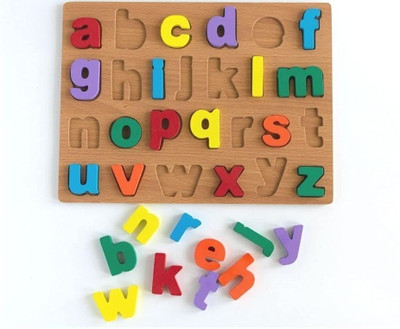 toycel Wooden Capital Alphabets Letters Learning Educational Educational Board Games