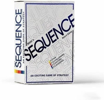 TMA ENTERPRISE Sequence Board Game of Strategy Party & Fun Board Game