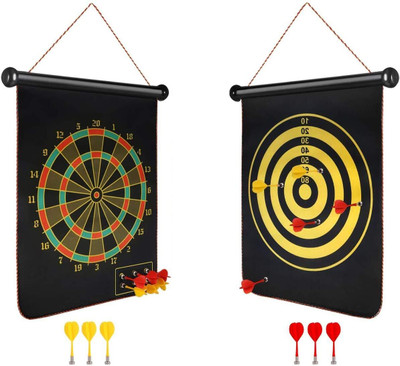 Pepstter Double-Sided Magnetic Dart Board Game with 6 Magnetic Darts Dart Board Game