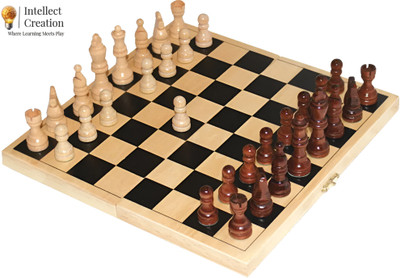 Intellect Creation IC Imperial Square 6 cm Chess Board(Brown)