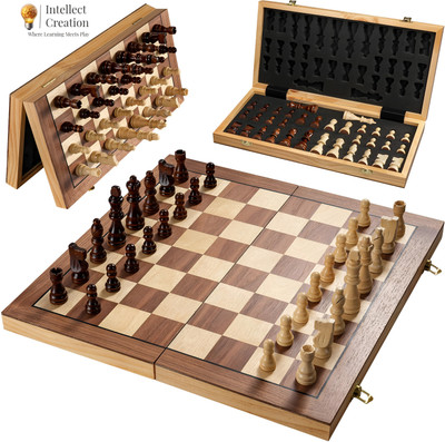 Intellect Creation IC Sports Sheesham Masterpiece 35 cm Chess Board(Brown)