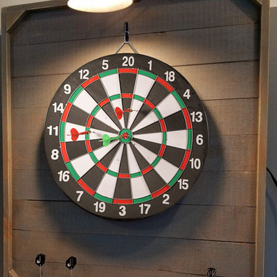 Strive Fit Steel dart game 30 cm Dart Board(Multicolor)
