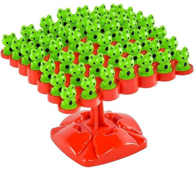 UEM MITV Montessori Frog Balance Tree Kids Gift 13 cm Dart Board(Green, Red, Multicolor)