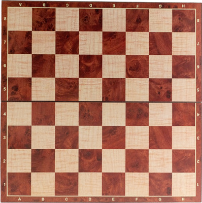 gowcimash Wooden Like Chess Board |Folding Storage Case with Magnetic Big size 30 cm Chess Board(Brown)