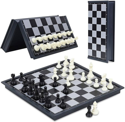 CraftedComforts Chess game 4 cm Chess Board(Black)
