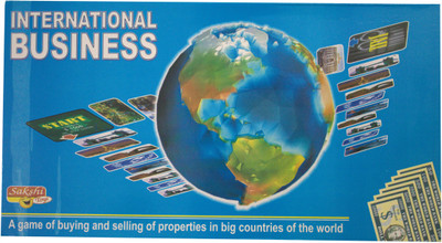 Khel Khilone Internatonal Business Board Game, Global Empire: Assets & Wealth Strategy Game, 4.5 cm Chess Board(Multicolor)