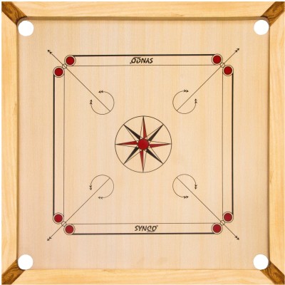 SYNCO Carrom Mango 83 7 cm Carrom Board(Beige)