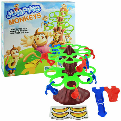 Enorme Jumping Monkeys Small Catapult Toy - 2 Players Family Board Game Board Game Accessories